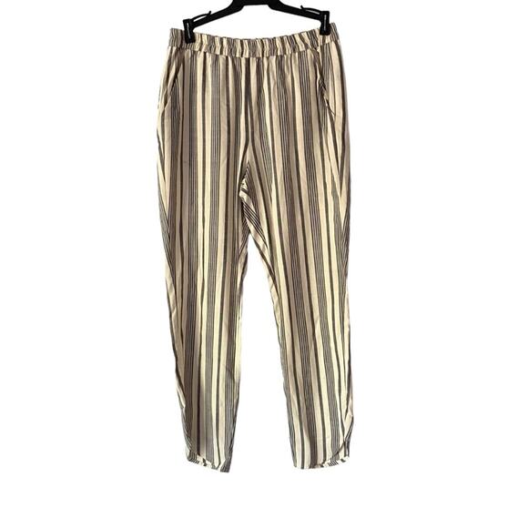 Marine Layer Allison Pull On Tan Black Pants size small - Picture 3 of 10